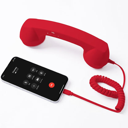 🤣📞Słuchawka telefoniczna w stylu retro ✨Wyjątkowy prezent! Idealna dla miłośników celebrowania okazji🎄