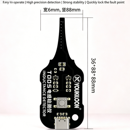 ✨ Testor indukcyjności elektromagnetycznej – Bezkontaktowa diagnostyka płytek PCB ✨