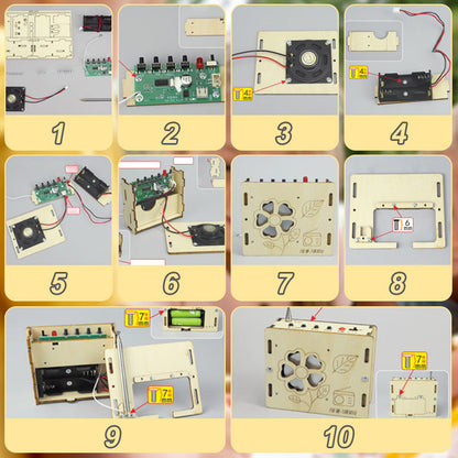 🔥🔥🔥 Zabawka edukacyjna dla dzieci: mini radio do samodzielnego montażu