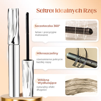 🔥Kup 1 otrzymaj 2 gratis✨Wodoodporny tusz do rzęs z włóknami