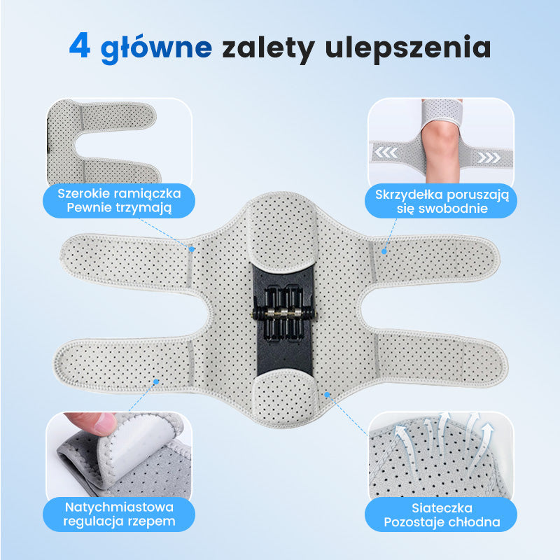 ⏰ 50% TANIEJ! 🦵 Regulowane Ochraniacze Kolan – Podwójna Ochrona i Maksymalny Komfort! 💪✨