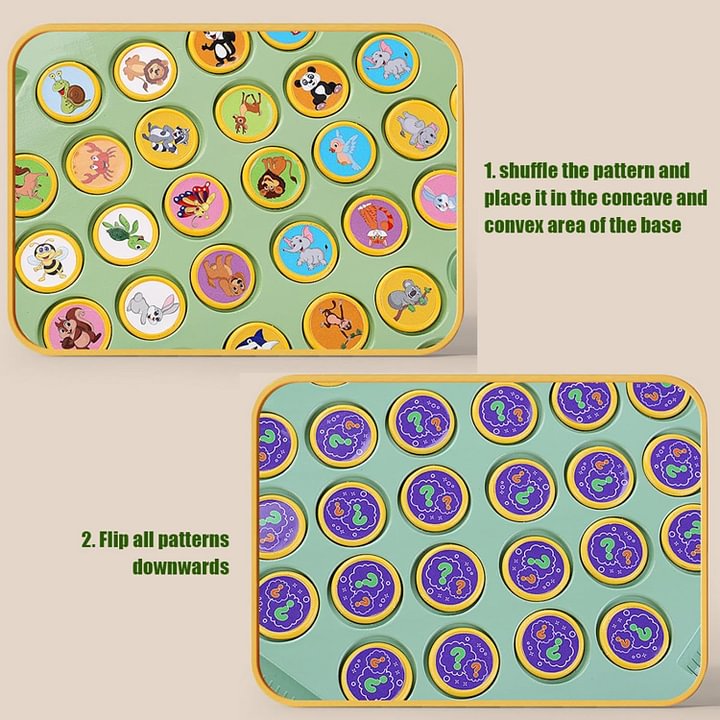 🎁Dwuosobowa gra w szachy z figurkami zwierząt dla dzieci