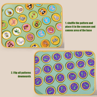 🎁Dwuosobowa gra w szachy z figurkami zwierząt dla dzieci