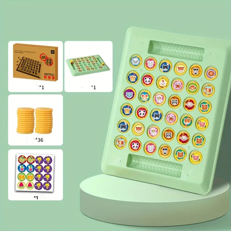 🎁Dwuosobowa gra w szachy z figurkami zwierząt dla dzieci