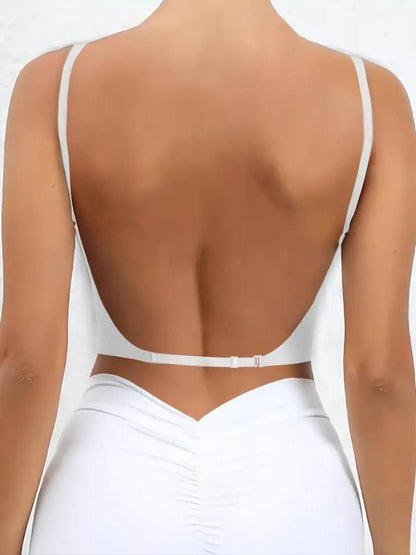 👙🌹 50% RABATU! Biustonosz bez szwów z odkrytymi plecami w kształcie litery U – niewidoczny, wygodny i idealny pod obcisłe ubrania 💫