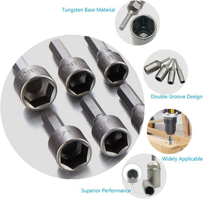 🛠️Zestaw wierteł Power Nut Driver✨