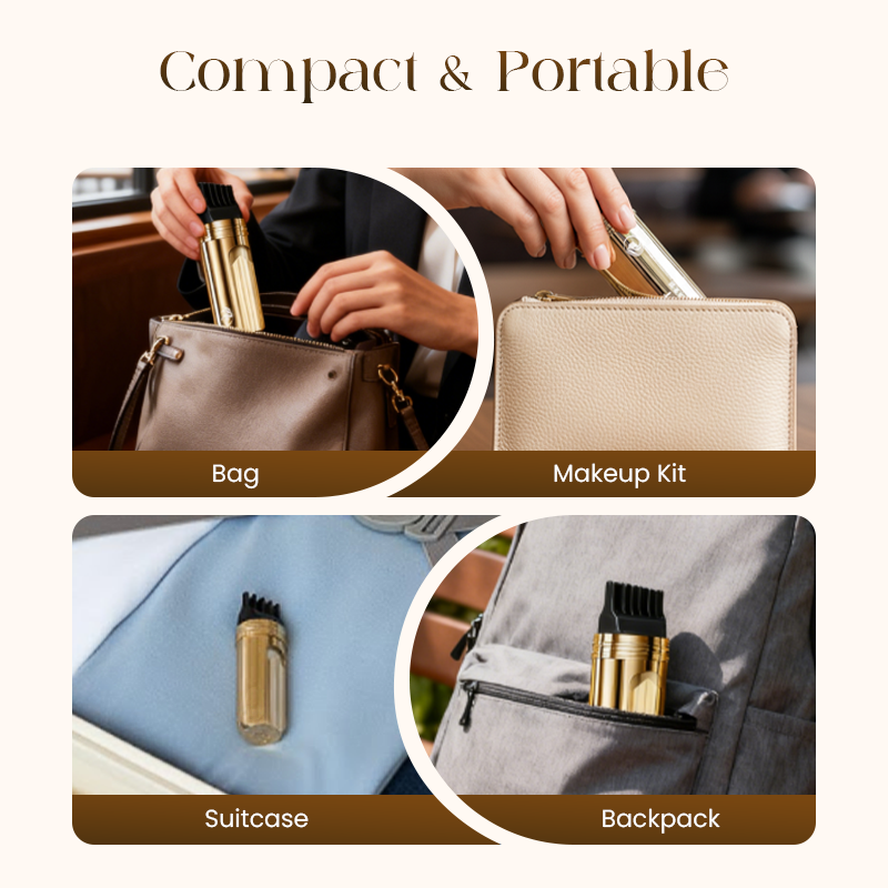 ✨Wygodny grzebień do farbowania włosów 2 w 1 do siwych włosów