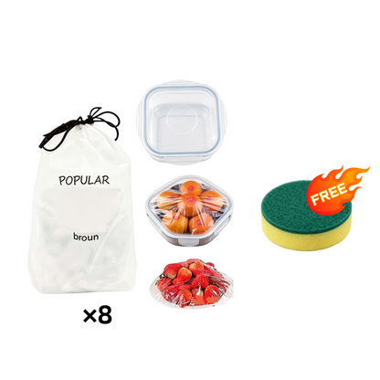 🥗 Worki do przechowywania świeżości – 50% ZNIŻKI! KUP 1 TORBĘ → 1 TORBĘ GRATIS! OFERTA LIMITOWANA!🧊 100 szt. w torbie, wielokrotnego użytku, elastyczne i trwałe – idealne do żywności, owoców i warzyw.✨ PEHD/PEBD, bezpieczne i praktyczne na co dzień!