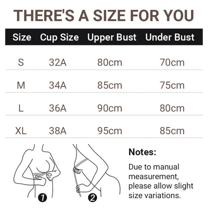 💜Limitowana wyprzedaż - 50% TANIEJ💜Damski biustonosz push-up z usztywnianymi miseczkami i bez fiszbin