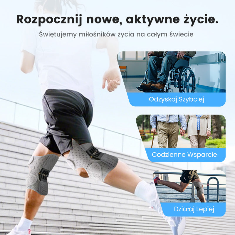 ⏰ 50% TANIEJ! 🦵 Regulowane Ochraniacze Kolan – Podwójna Ochrona i Maksymalny Komfort! 💪✨