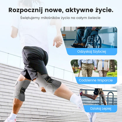 ⏰ 50% TANIEJ! 🦵 Regulowane Ochraniacze Kolan – Podwójna Ochrona i Maksymalny Komfort! 💪✨