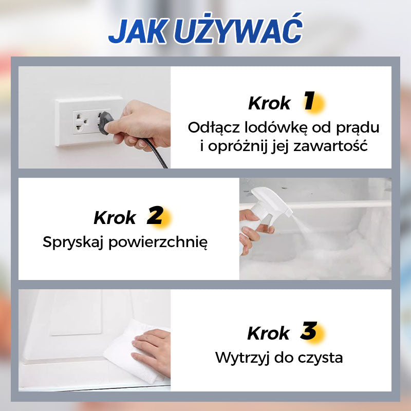 ❄️Spray do rozmrażania lodówek i zamrażarek
