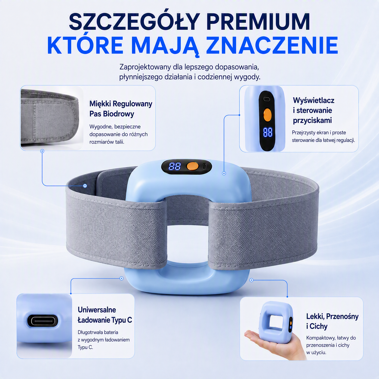 💪 TYLKO TERAZ –50%! ✨ Wielofunkcyjny pierścień do masażu powięzi całego ciała – rozluźnienie mięśni, poręczny, masaż wielu partii ciała 🧘