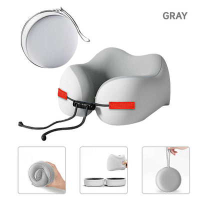 💤Poduszka podróżna na szyję z pianki memory w kształcie litery U