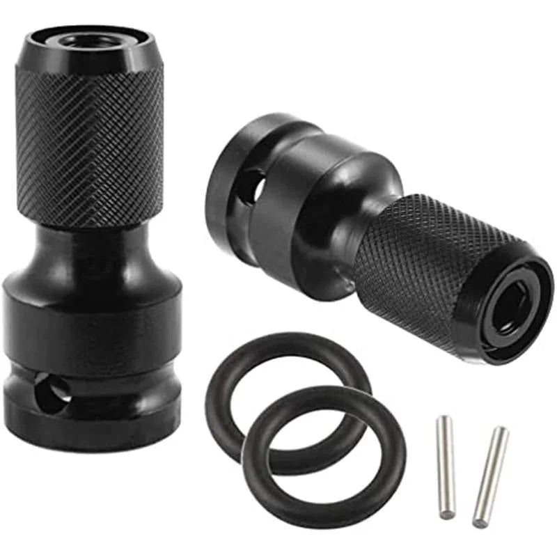 💥 Przelotka do klucza nasadowego z trzpieniem sześciokątnym 1/4„ – z 1/2” na 1/4", z mechanizmem szybkiego odłączania ⚙️