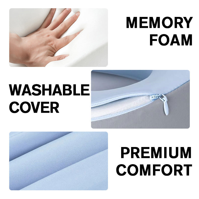 💤Poduszka podróżna na szyję z pianki memory w kształcie litery U