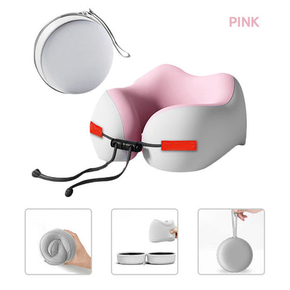 💤Poduszka podróżna na szyję z pianki memory w kształcie litery U