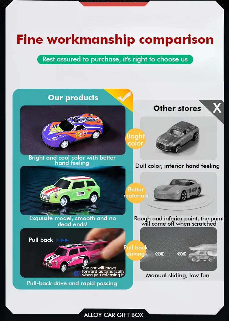 Alloy model car set