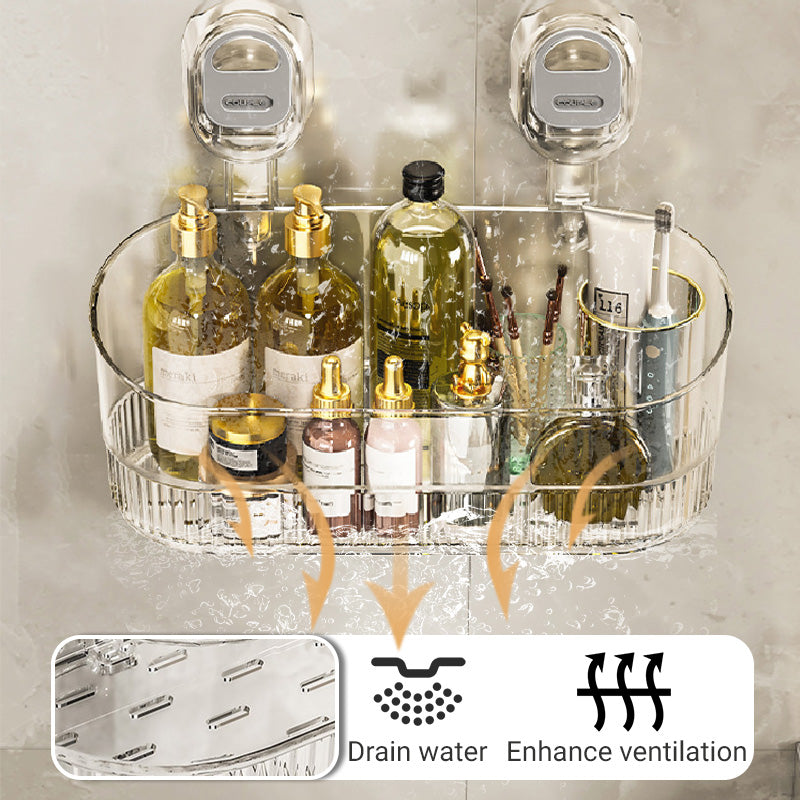 ✨Stojak do przechowywania z przyssawkami i otworem odpływowym