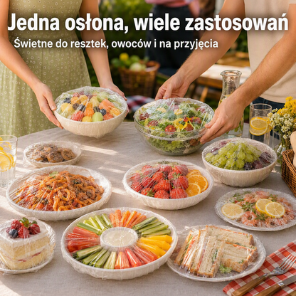 🥗 Worki do przechowywania świeżości – 50% ZNIŻKI! KUP 1 TORBĘ → 1 TORBĘ GRATIS! OFERTA LIMITOWANA!🧊 100 szt. w torbie, wielokrotnego użytku, elastyczne i trwałe – idealne do żywności, owoców i warzyw.✨ PEHD/PEBD, bezpieczne i praktyczne na co dzień!