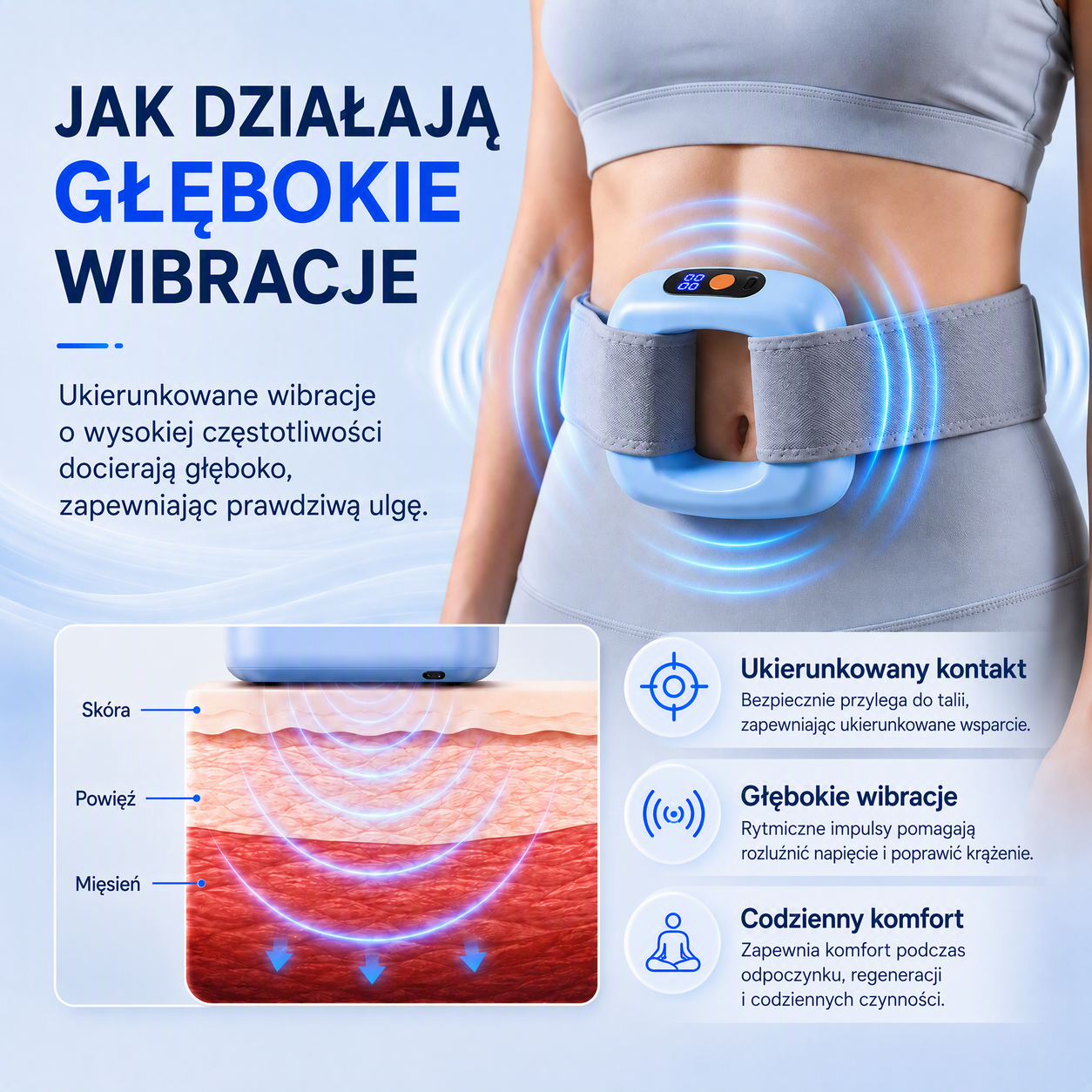 💪 TYLKO TERAZ –50%! ✨ Wielofunkcyjny pierścień do masażu powięzi całego ciała – rozluźnienie mięśni, poręczny, masaż wielu partii ciała 🧘