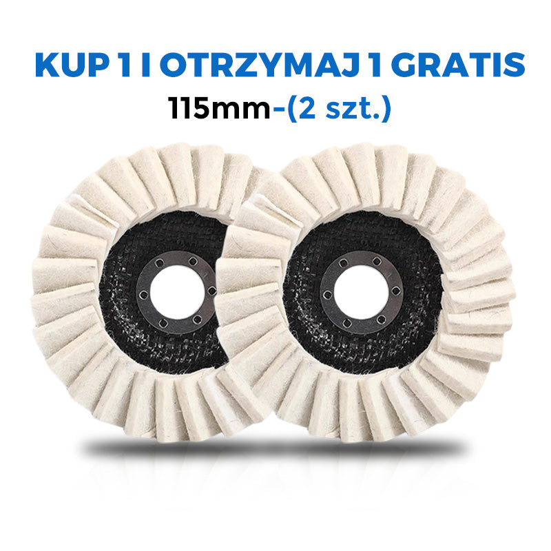 ✨Filcowy dysk polerski z wełny