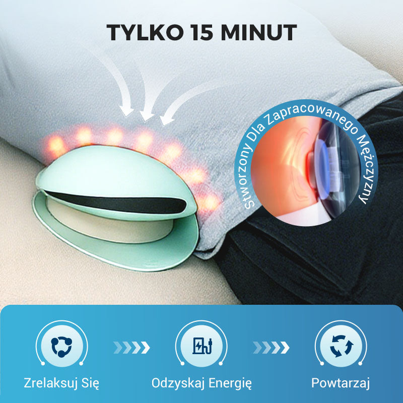 Elektryczne urządzenie do trakcji lędźwiowej z terapią termiczną