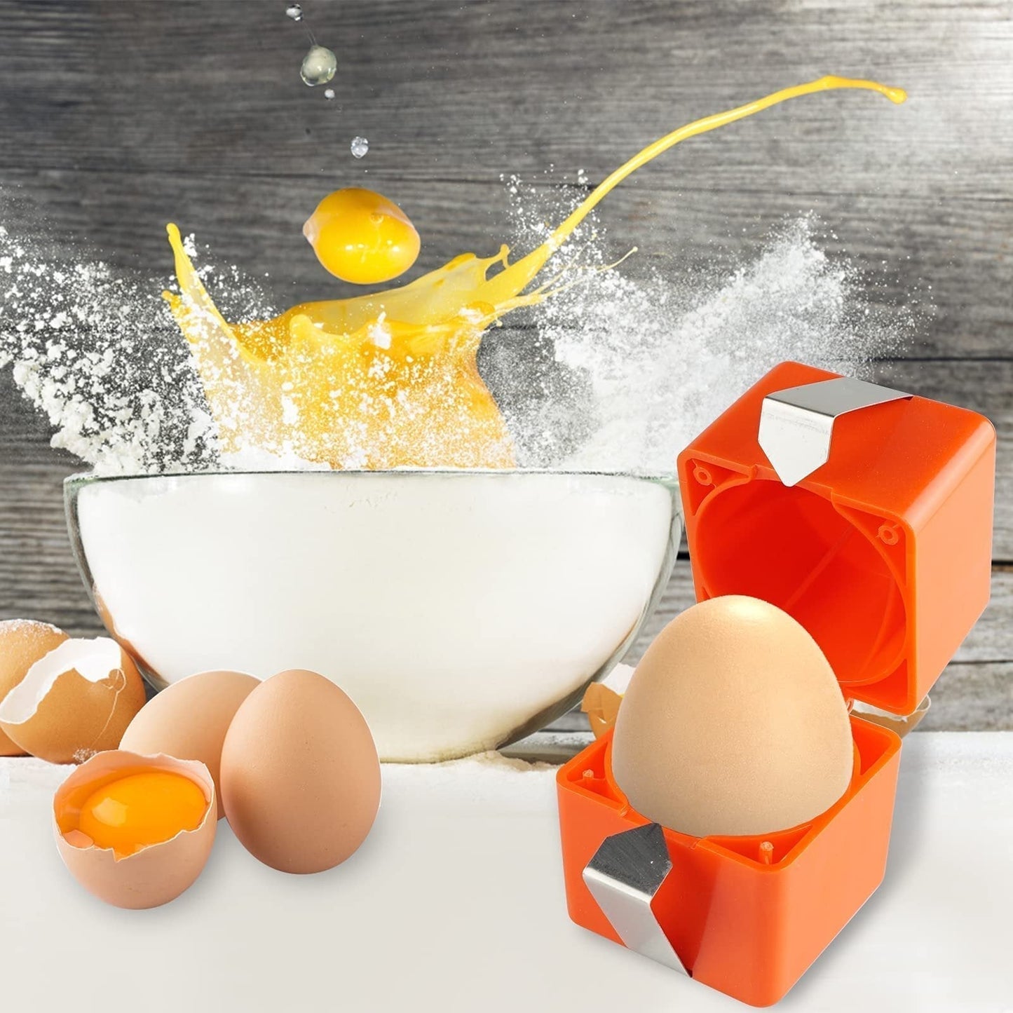 🍳Teraz 50% taniej! ✨Praktyczne narzędzie do szybkiego i czystego rozbijania jajek – idealne do wypieków