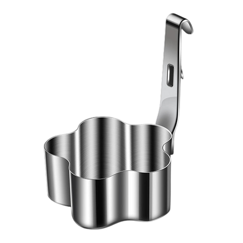 🍳 OGRANICZONA OFERTA 50% TANIEJ! Forma do Jajek ze Stali Nierdzewnej 304, Wielokształtna Nieprzywierająca Foremka do Jajek Sadzonych na Śniadanie