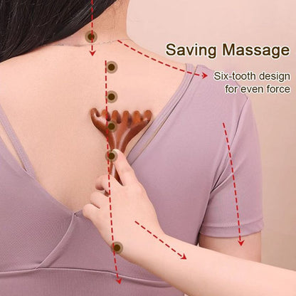 🔥Ostatni dzień wyprzedaży 50% taniej🔥Sześciopazurowy grzebień do masażu meridianów