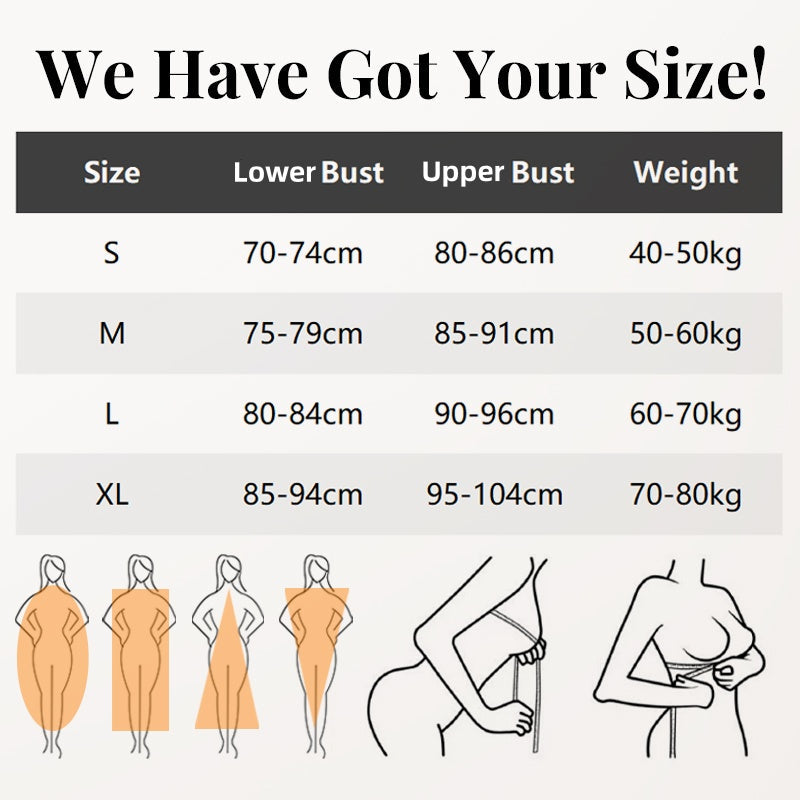 【S-XL】💕Biustonosz damski Cozy Seamless Push Up z zapięciem z przodu