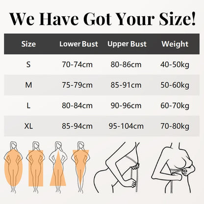 【S-XL】💕Biustonosz damski Cozy Seamless Push Up z zapięciem z przodu