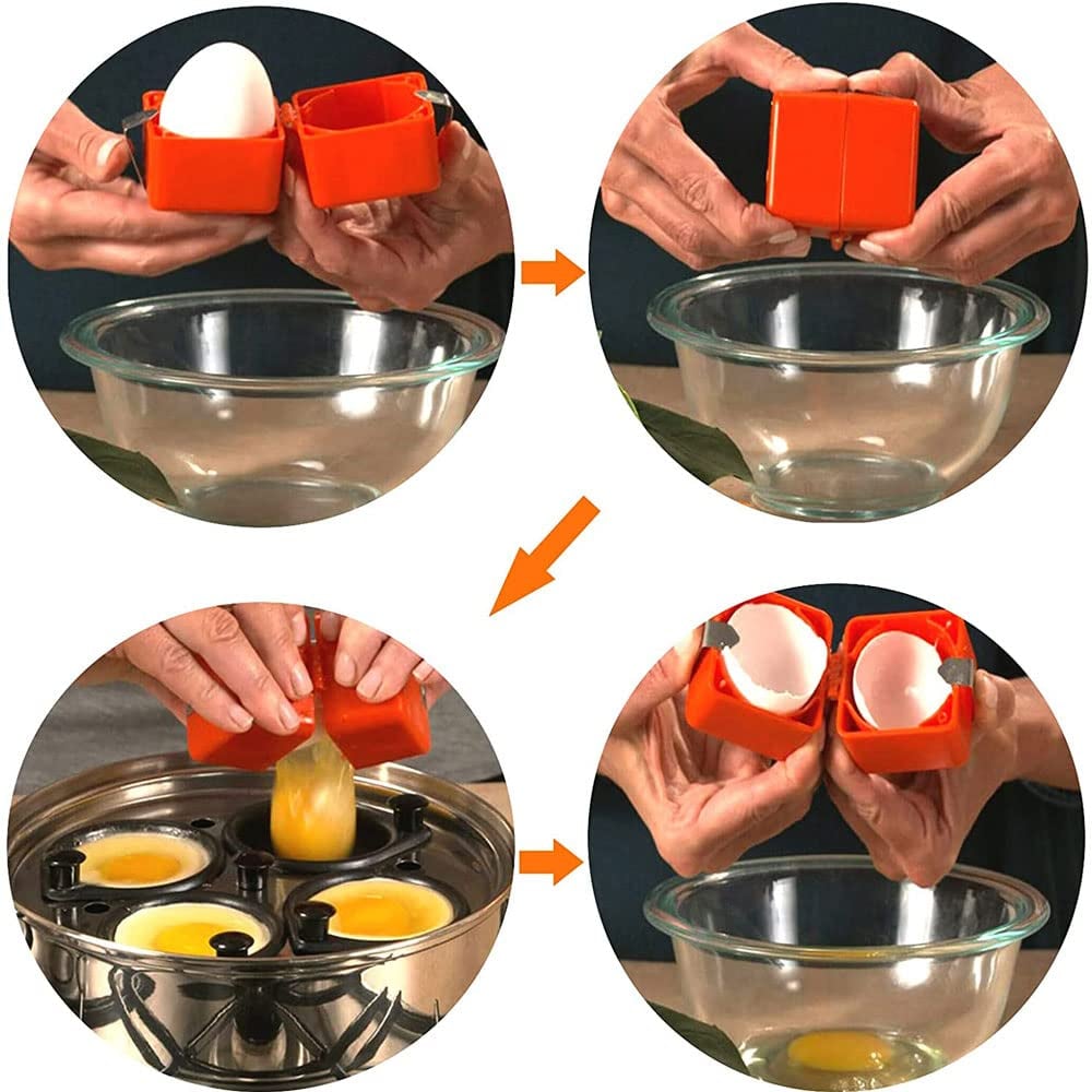 🍳Teraz 50% taniej! ✨Praktyczne narzędzie do szybkiego i czystego rozbijania jajek – idealne do wypieków