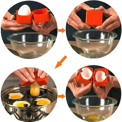 🍳Teraz 50% taniej! ✨Praktyczne narzędzie do szybkiego i czystego rozbijania jajek – idealne do wypieków