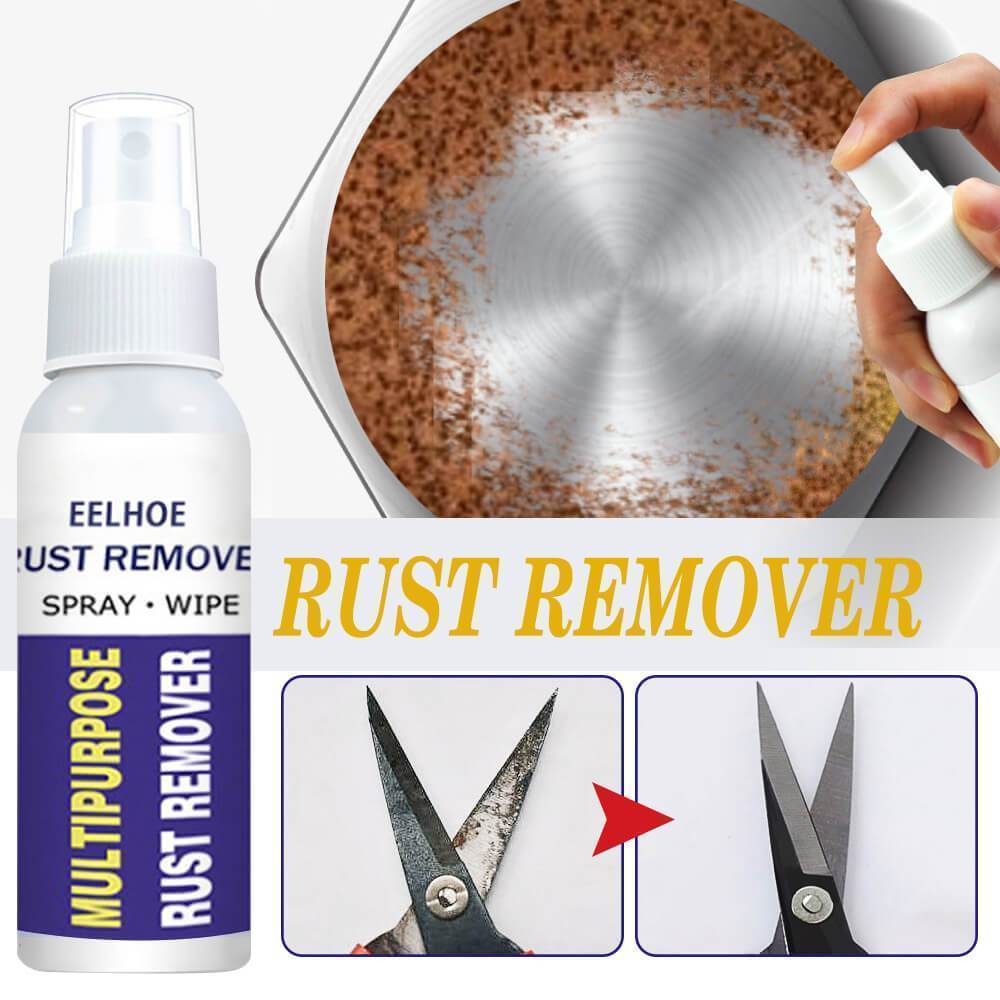 💪Silny spray do szybkiego usuwania rdzy – bez szorowania, bezpieczny dla żelaza, stali i domowych elementów metalowych
