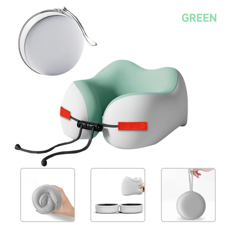 💤Poduszka podróżna na szyję z pianki memory w kształcie litery U