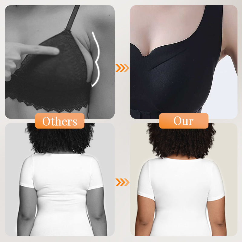 【S-XL】💕Biustonosz damski Cozy Seamless Push Up z zapięciem z przodu