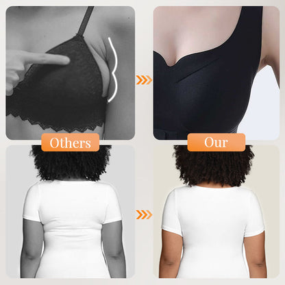 【S-XL】💕Biustonosz damski Cozy Seamless Push Up z zapięciem z przodu