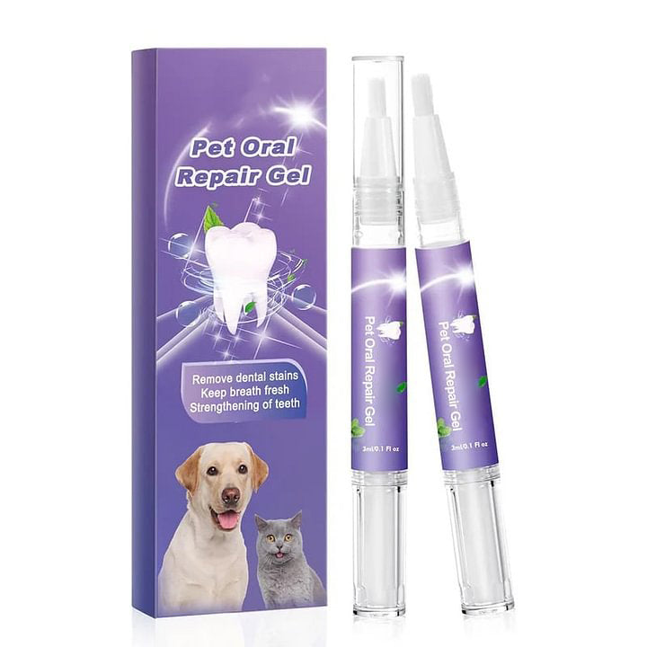 🥇Kup 1, drugi otrzymasz gratis🔥Żel do higieny jamy ustnej dla zwierząt + szczoteczka 🐱🐶