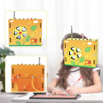 🔥🔥🔥 Zabawka edukacyjna dla dzieci: mini radio do samodzielnego montażu