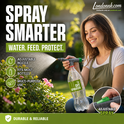 🌱 Spryskiwacz do butelek z regulowaną dyszą – 50% ZNIŻKI! KUP 1 → 1 GRATIS! OFERTA LIMITOWANA!🔧✨ Pasuje do standardowych plastikowych butelek – idealny do podlewania, nawożenia i oprysku roślin.