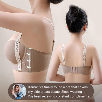 💜Limitowana wyprzedaż - 50% TANIEJ💜Damski biustonosz push-up z usztywnianymi miseczkami i bez fiszbin