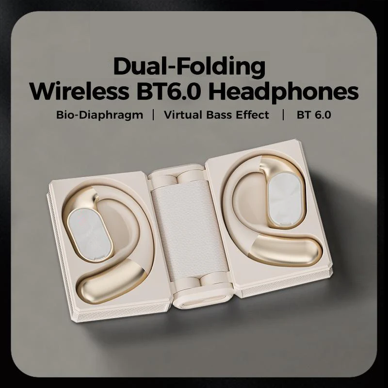 ✨ 50% TANIEJ - OFERTA LIMITOWANA! 🎧   Bezprzewodowe słuchawki Bluetooth 6.0 z redukcją szumów, 145H pracy i wodoszczelnością IPX5