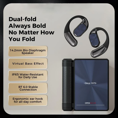 ✨ 50% TANIEJ - OFERTA LIMITOWANA! 🎧   Bezprzewodowe słuchawki Bluetooth 6.0 z redukcją szumów, 145H pracy i wodoszczelnością IPX5