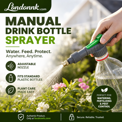🌱 Spryskiwacz do butelek z regulowaną dyszą – 50% ZNIŻKI! KUP 1 → 1 GRATIS! OFERTA LIMITOWANA!🔧✨ Pasuje do standardowych plastikowych butelek – idealny do podlewania, nawożenia i oprysku roślin.