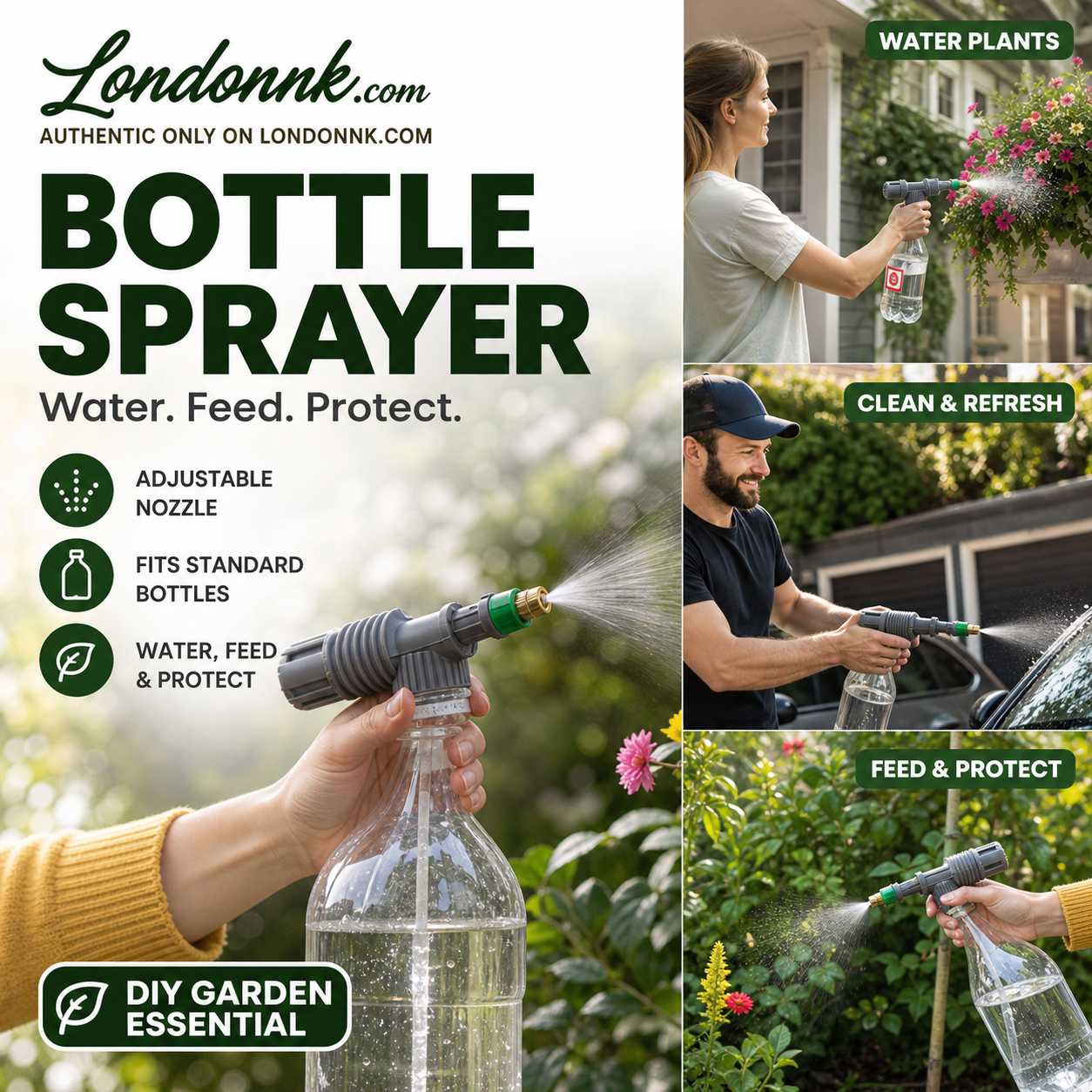 🌱 Spryskiwacz do butelek z regulowaną dyszą – 50% ZNIŻKI! KUP 1 → 1 GRATIS! OFERTA LIMITOWANA!🔧✨ Pasuje do standardowych plastikowych butelek – idealny do podlewania, nawożenia i oprysku roślin.