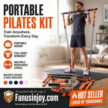 🧘 Zestaw drążka Pilates z 6 taśmami – 50% ZNIŻKI! OFERTA LIMITOWANA!💪 Niezbędnik dla Miłośników Fitness!🏋️‍♀️Wzmocnij mięśnie, popraw elastyczność i sylwetkę bez wychodzenia z domu. ✨ Twój osobisty trener w zestawie! 💪