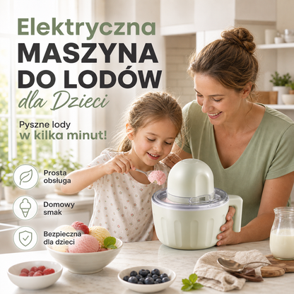 🍦 Elektryczna Maszyna do Lodów dla Dzieci 🍨 – Domowe Lody w Mig! ✨🎉