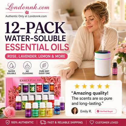 🔥Ograniczona oferta 50% taniej! 🎁🌺Świeży zapach poprawia nastrój!🌷Zestaw 12 olejków eterycznych rozpuszczalnych w wodzie