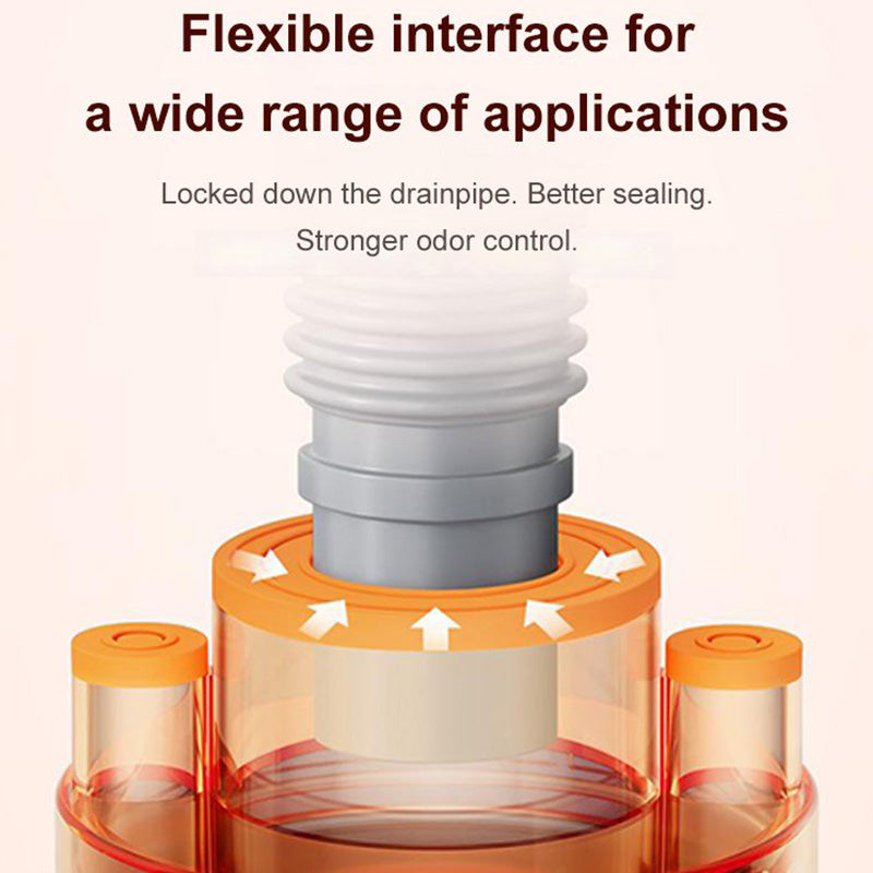 Wielofunkcyjny trójnik kanalizacyjny antyzapachowy